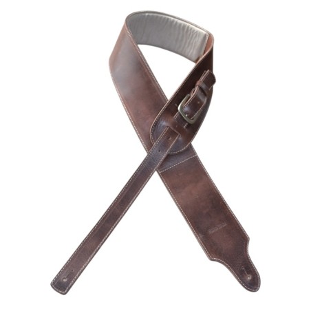 Bretelle basse BG 631R en cuir fait main | Patrick Bléses